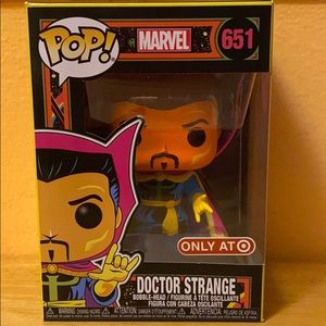 Marvel Funko pop Doctor Strange #651 black light